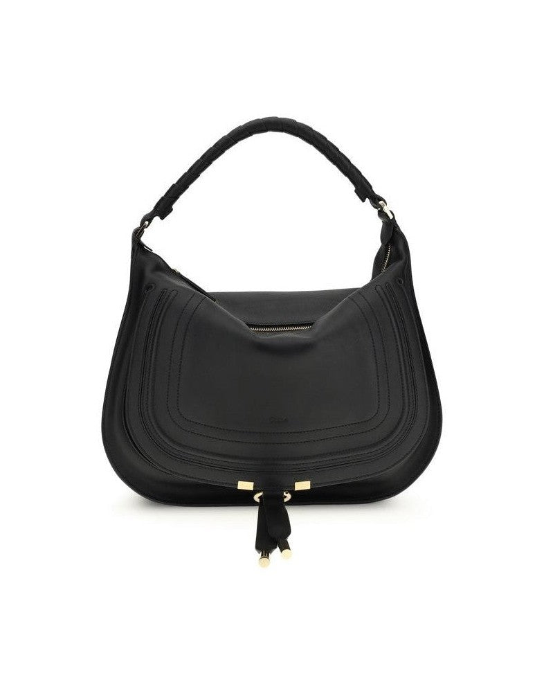 Chloé Black Calf Leather Bos Taurus Shoulder Bag Shoulder Bags
