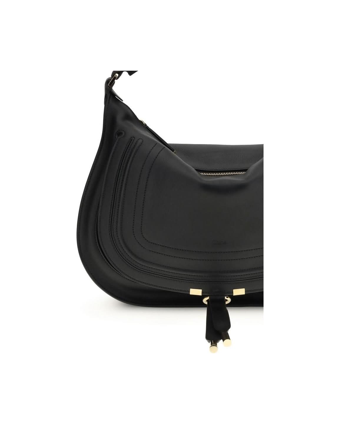 Chloé Black Calf Leather Bos Taurus Shoulder Bag Shoulder Bags