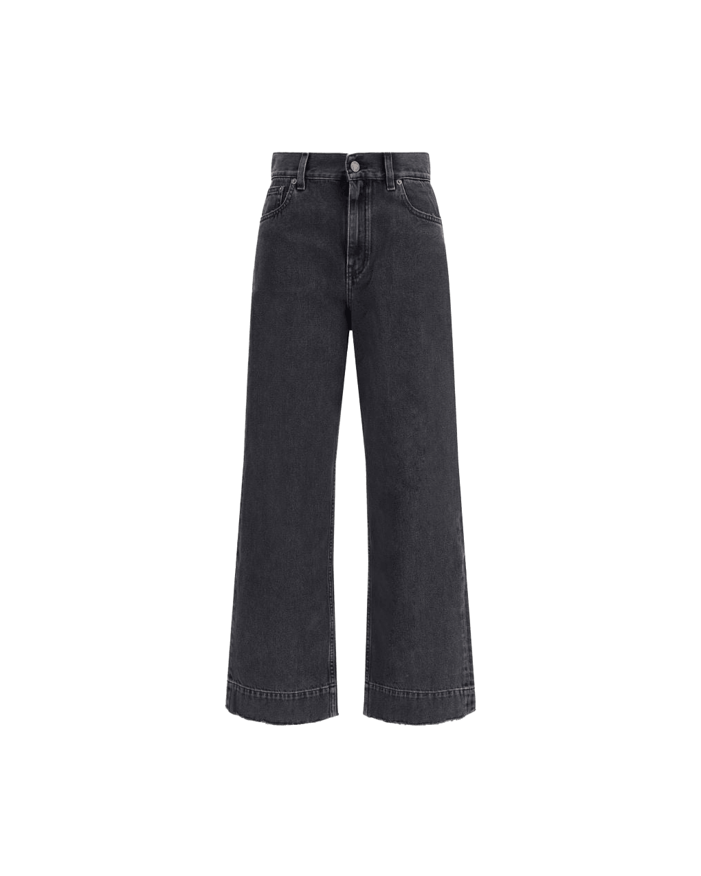 Chloé Black Cotton Cropped Jeans Glam Steals