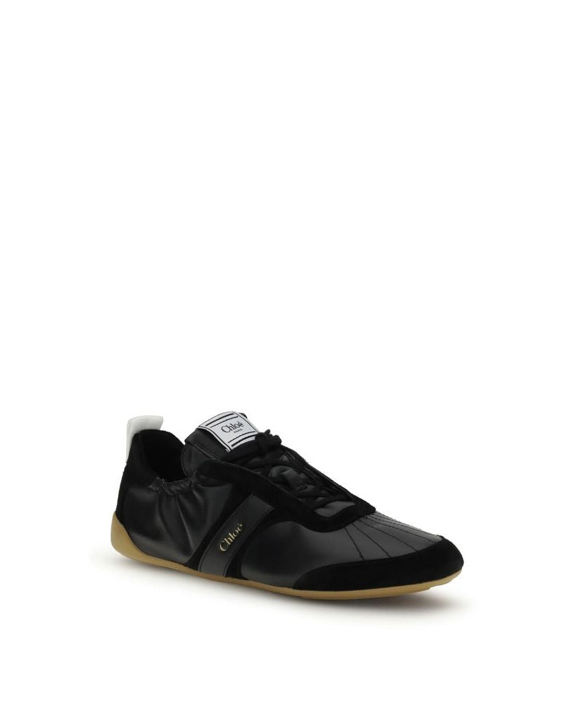 Chloé Black Goatskin Athletic Sneakers Glam Steals