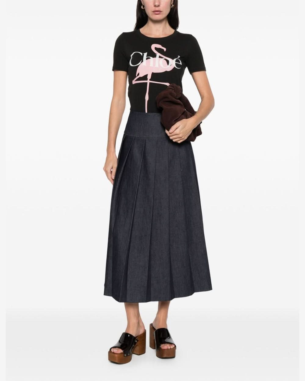 Chloé Black Polo T-Shirt T-Shirts