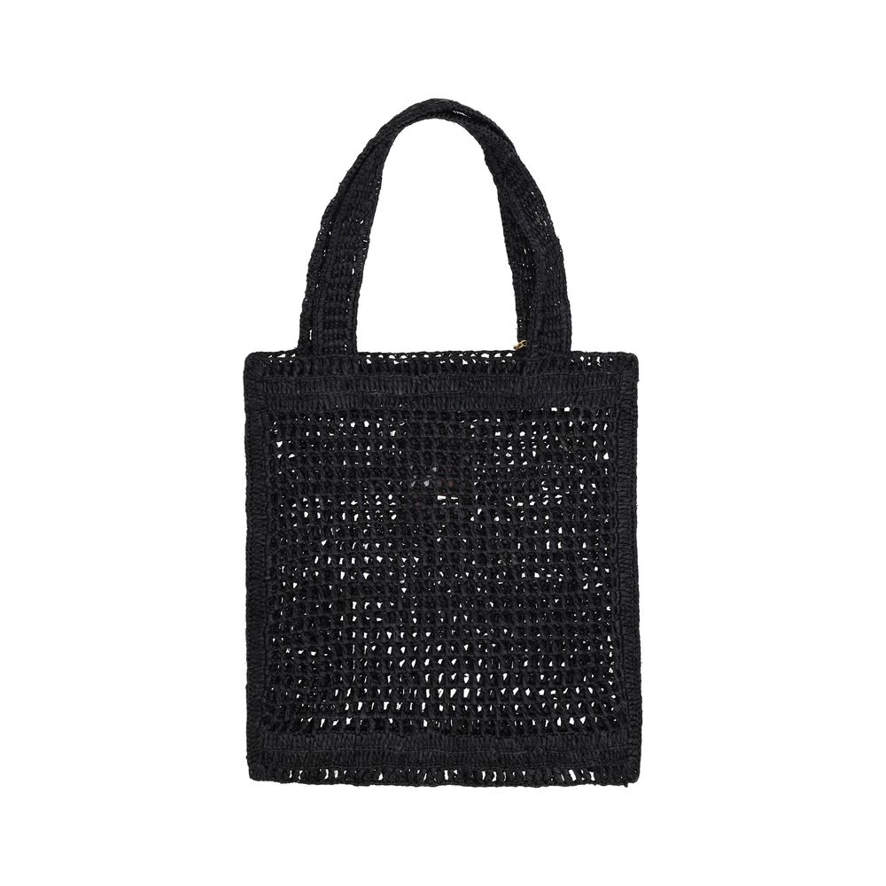 Chloé Black Raffia Bag Glam Steals