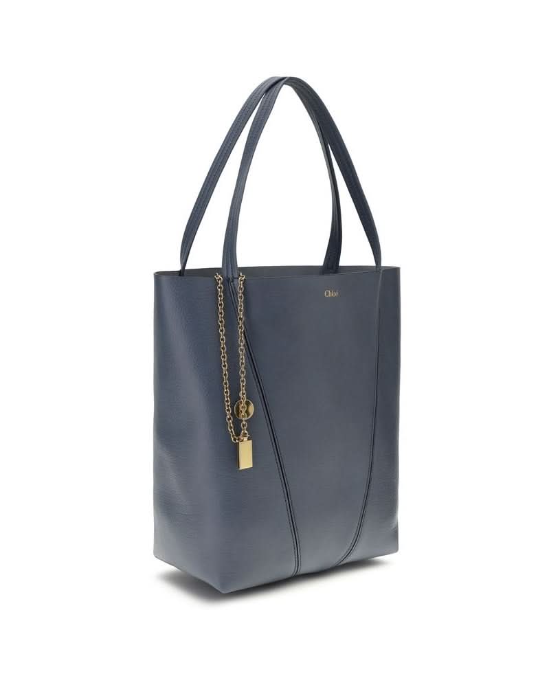 Chloé Blue Calf Leather Bos Taurus Shoulder Bag Glam Steals