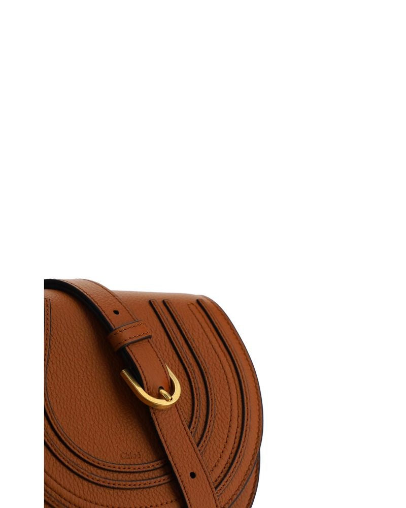 Chloé Brown Calf Leather Bos Taurus Shoulder Bag Glam Steals