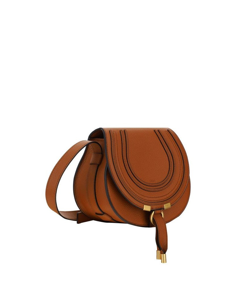 Chloé Brown Calf Leather Bos Taurus Shoulder Bag Glam Steals