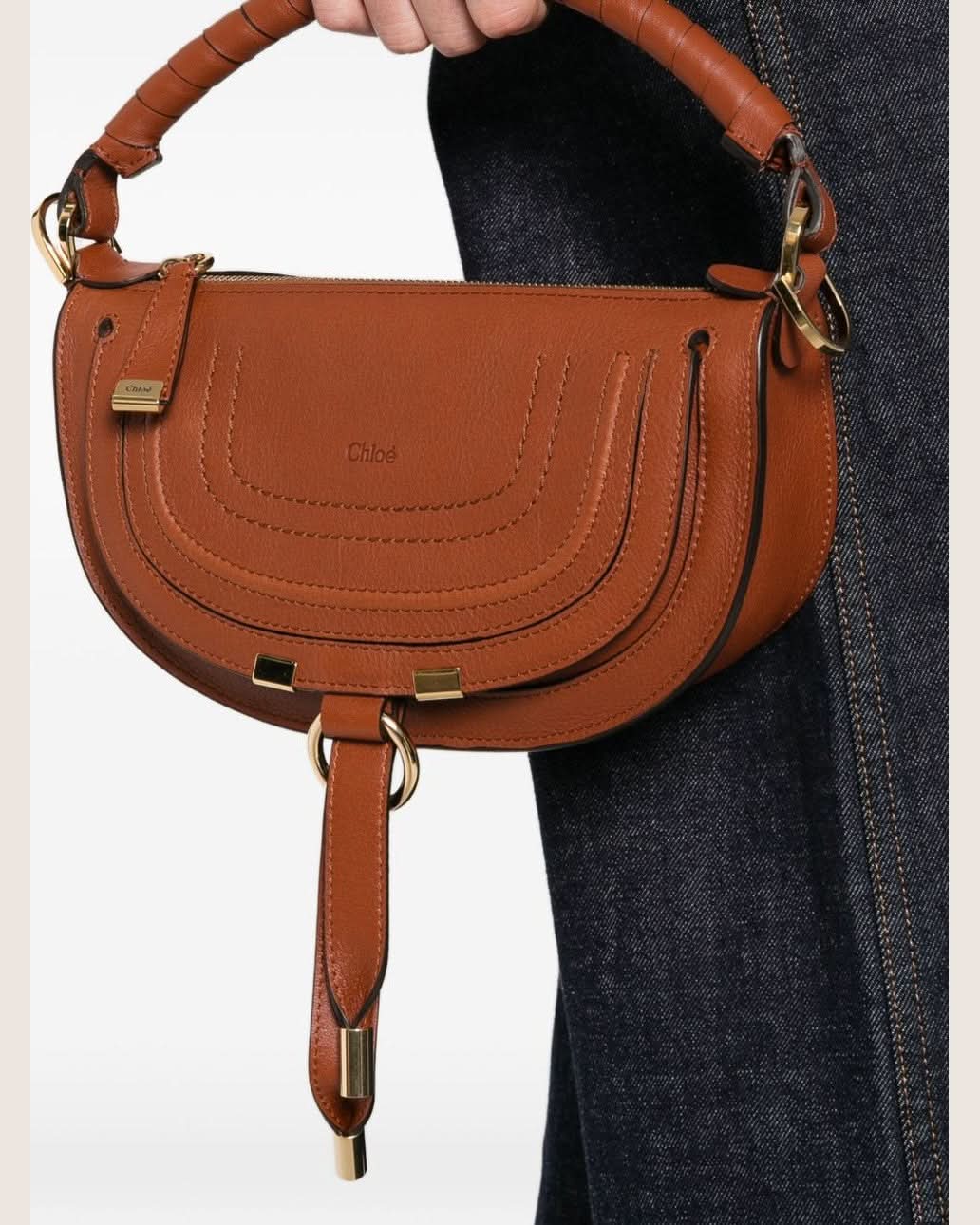 Chloé Brown Leather Bag Shoulder