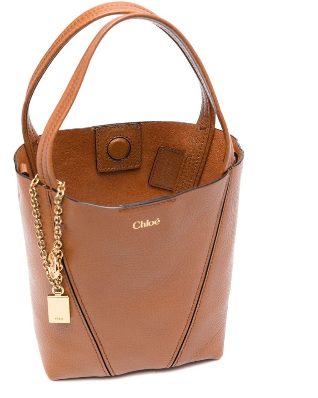 Chloé Brown Leather Bag Shopper