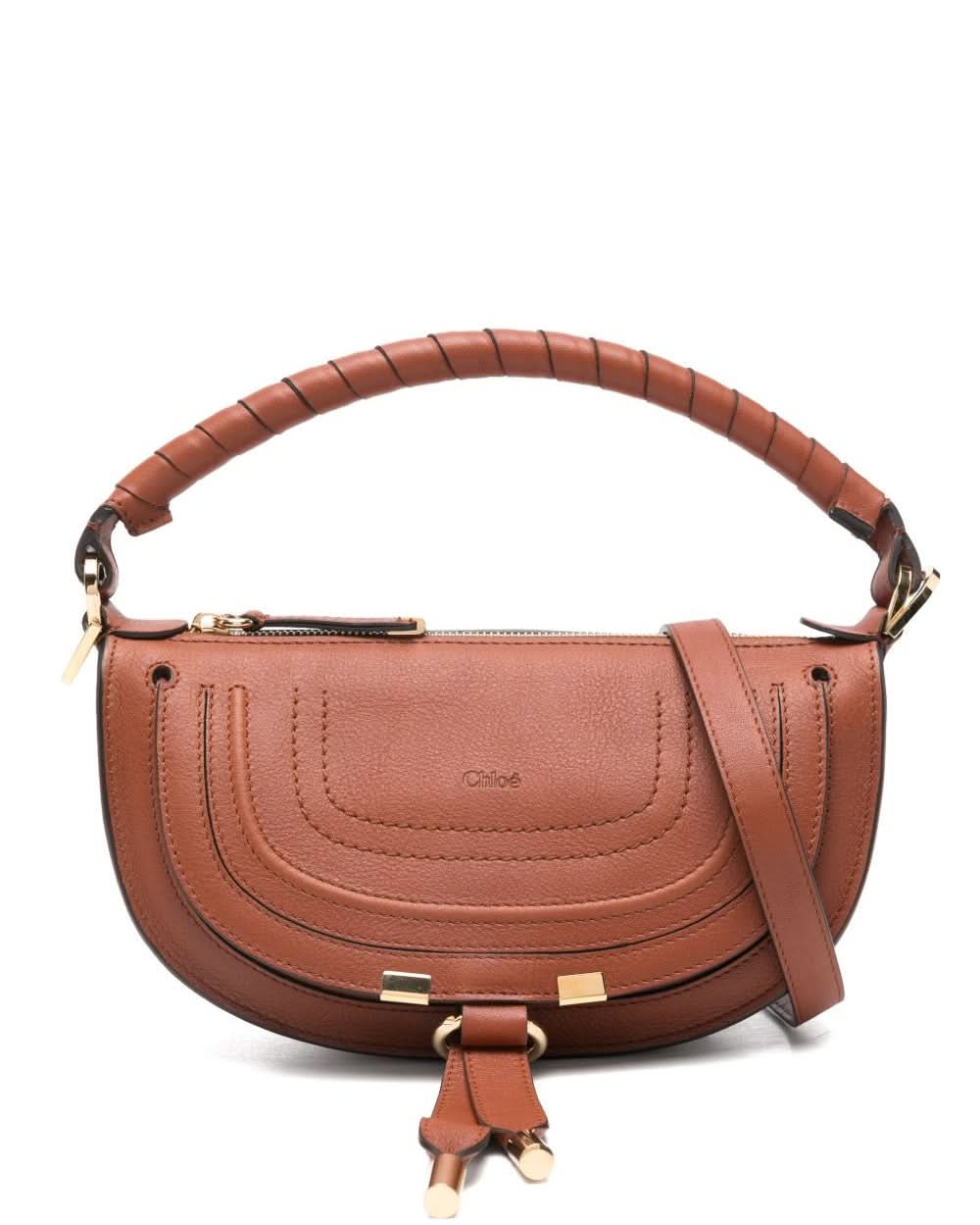 Chloé Brown Leather Bag Shoulder