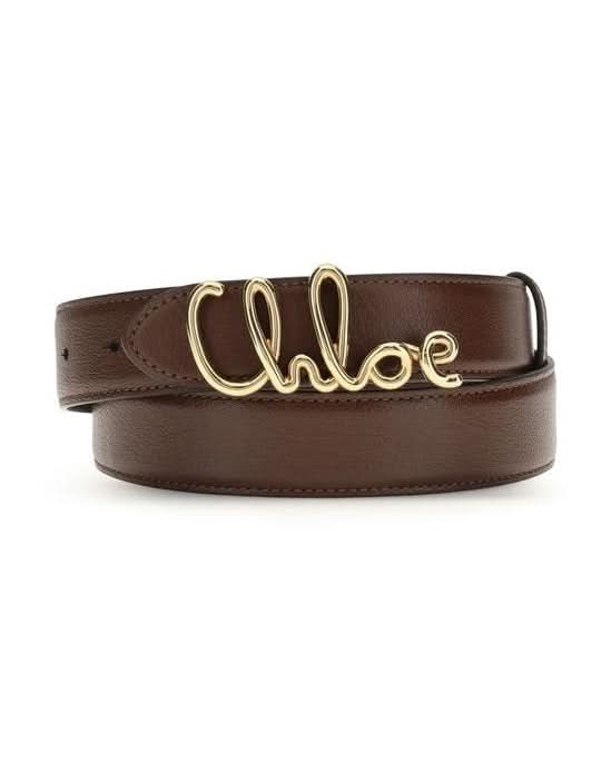 Chloé Brown Regular Belt Glam Steals
