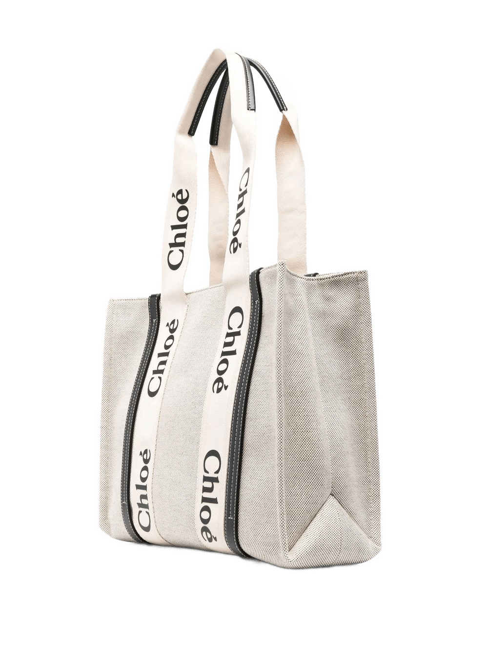 Chloé Canvas Woody Medium Tote Bag Glam Steals