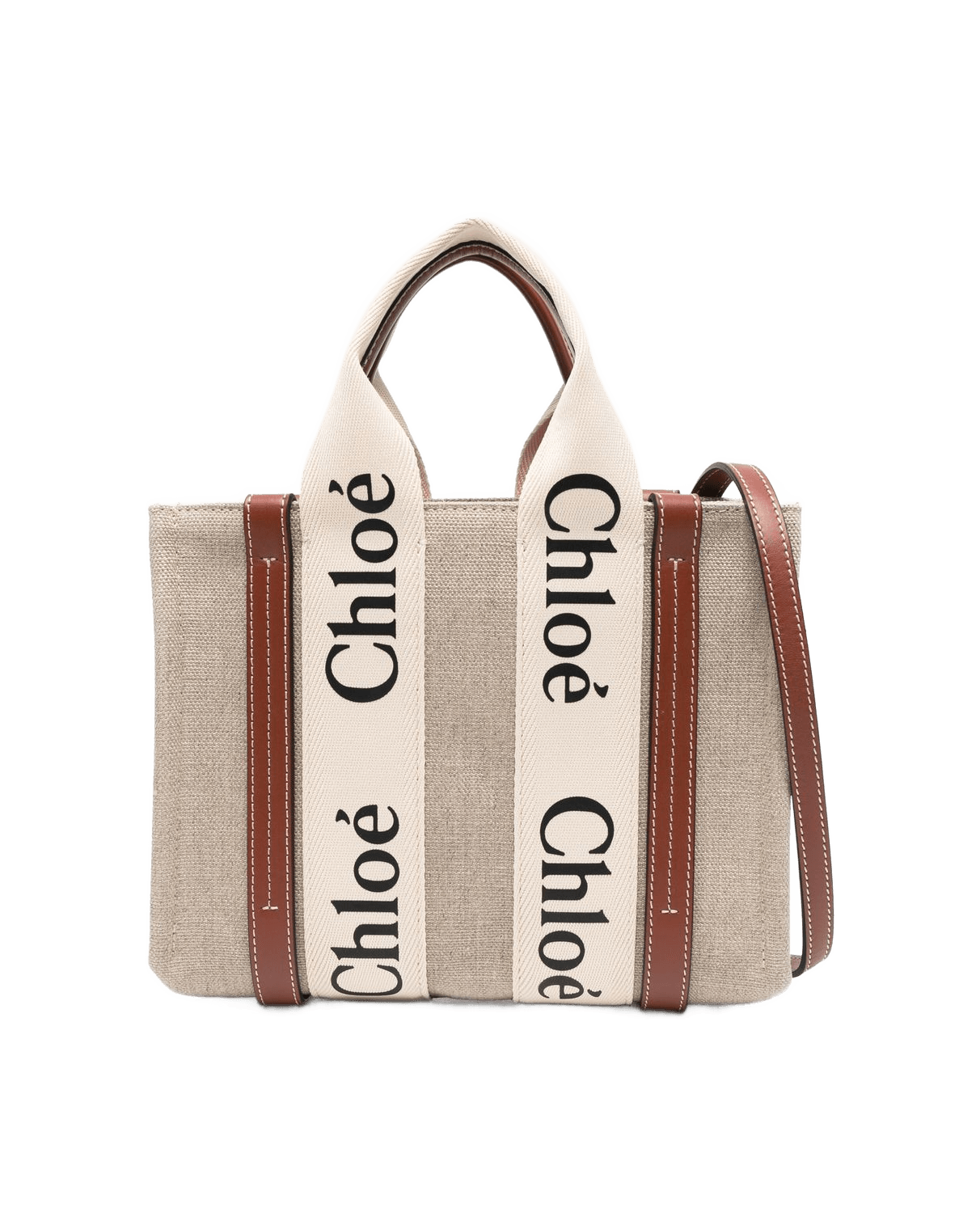 Chloé Canvas Woody Small Tote Bag Glam Steals