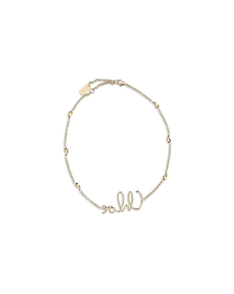 Chloe Gold Brass Necklace Necklaces