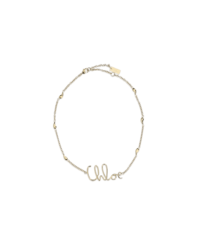 Chloé Gold Brass Necklace Glam Steals