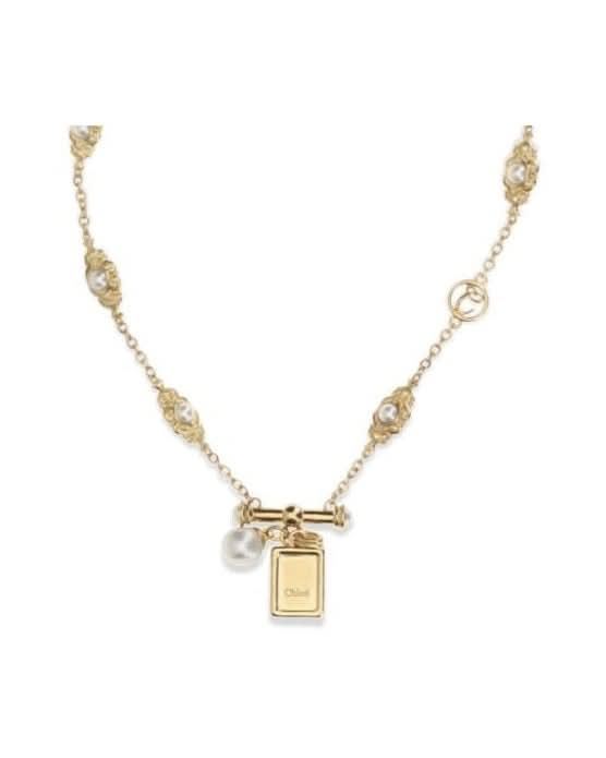 Chloé Gold Brass Necklace Glam Steals