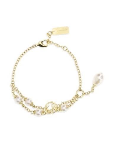 Chloé Gold Metal Bracelet Glam Steals