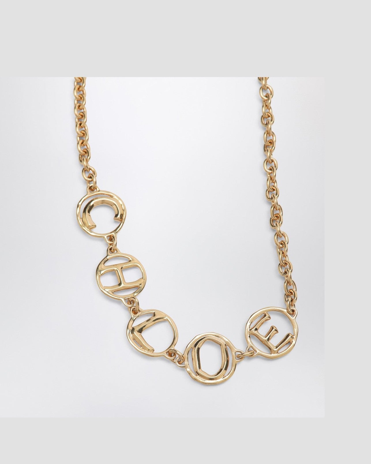 Chloé Gold Script Vintage Choker Glam Steals