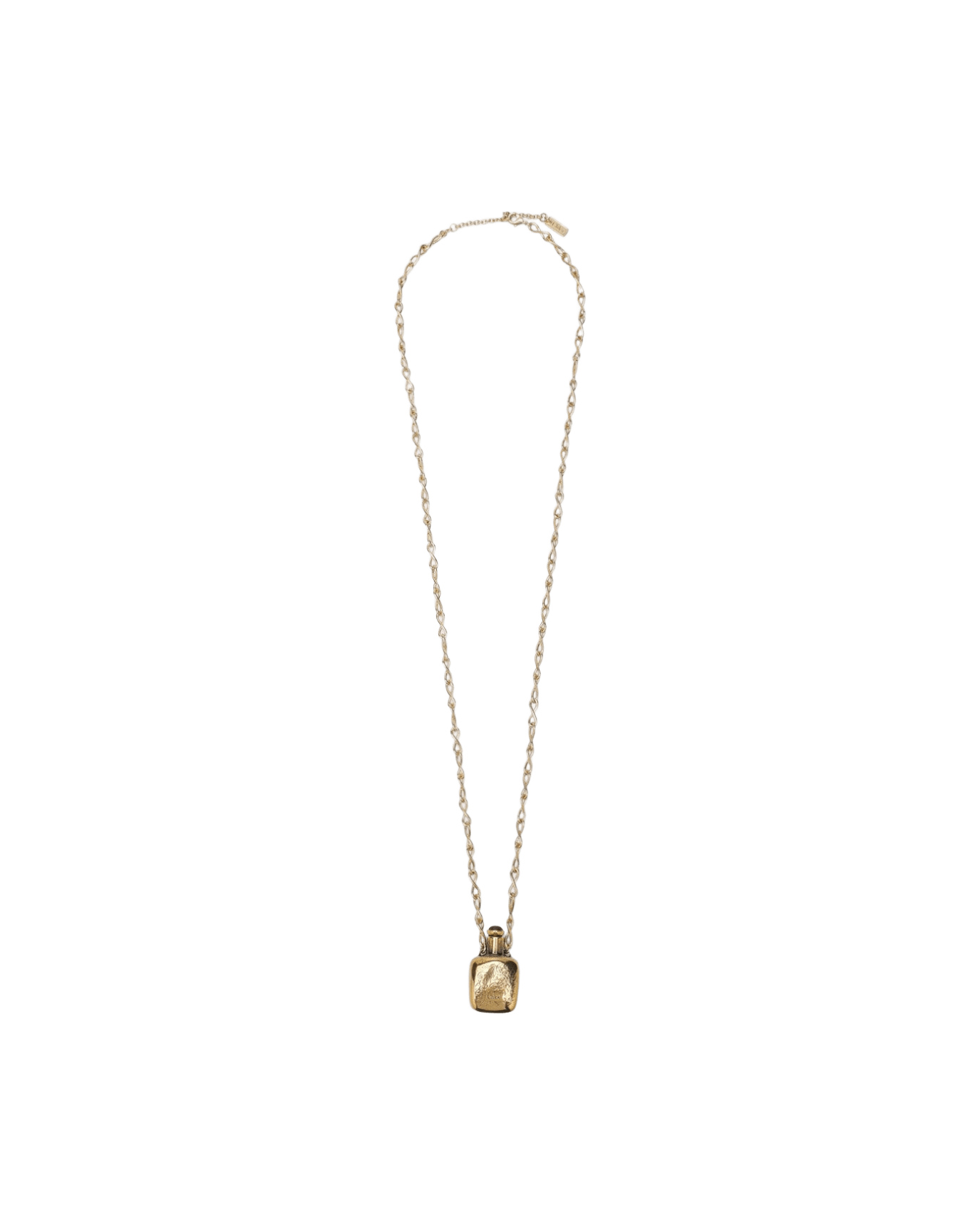 Chloé Gold Vintage Brass Elixir Pendant Necklace Glam Steals