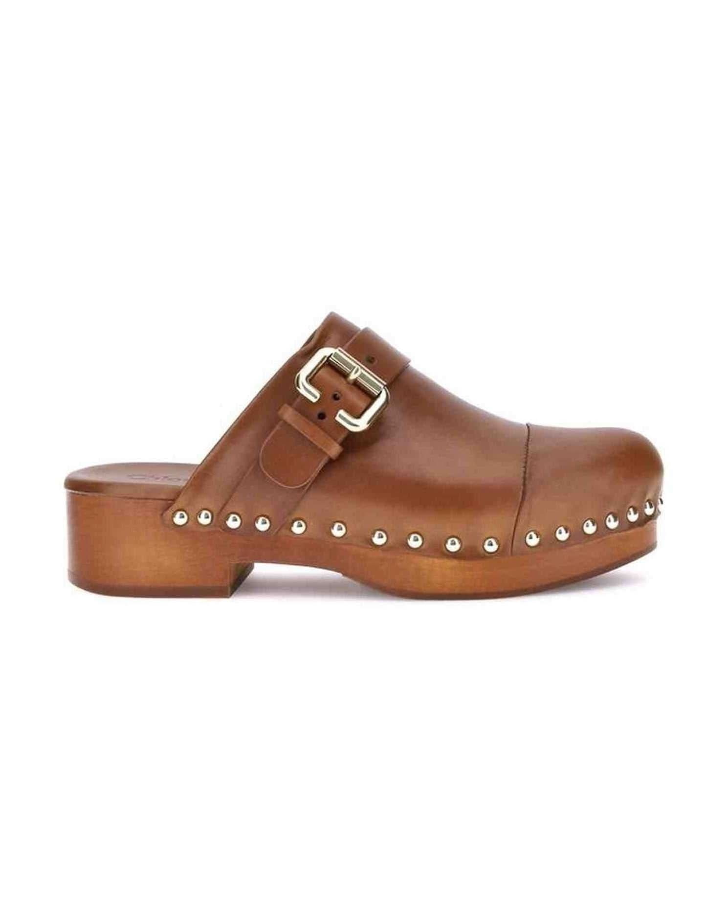 Chloé Jeannette Mules Flats