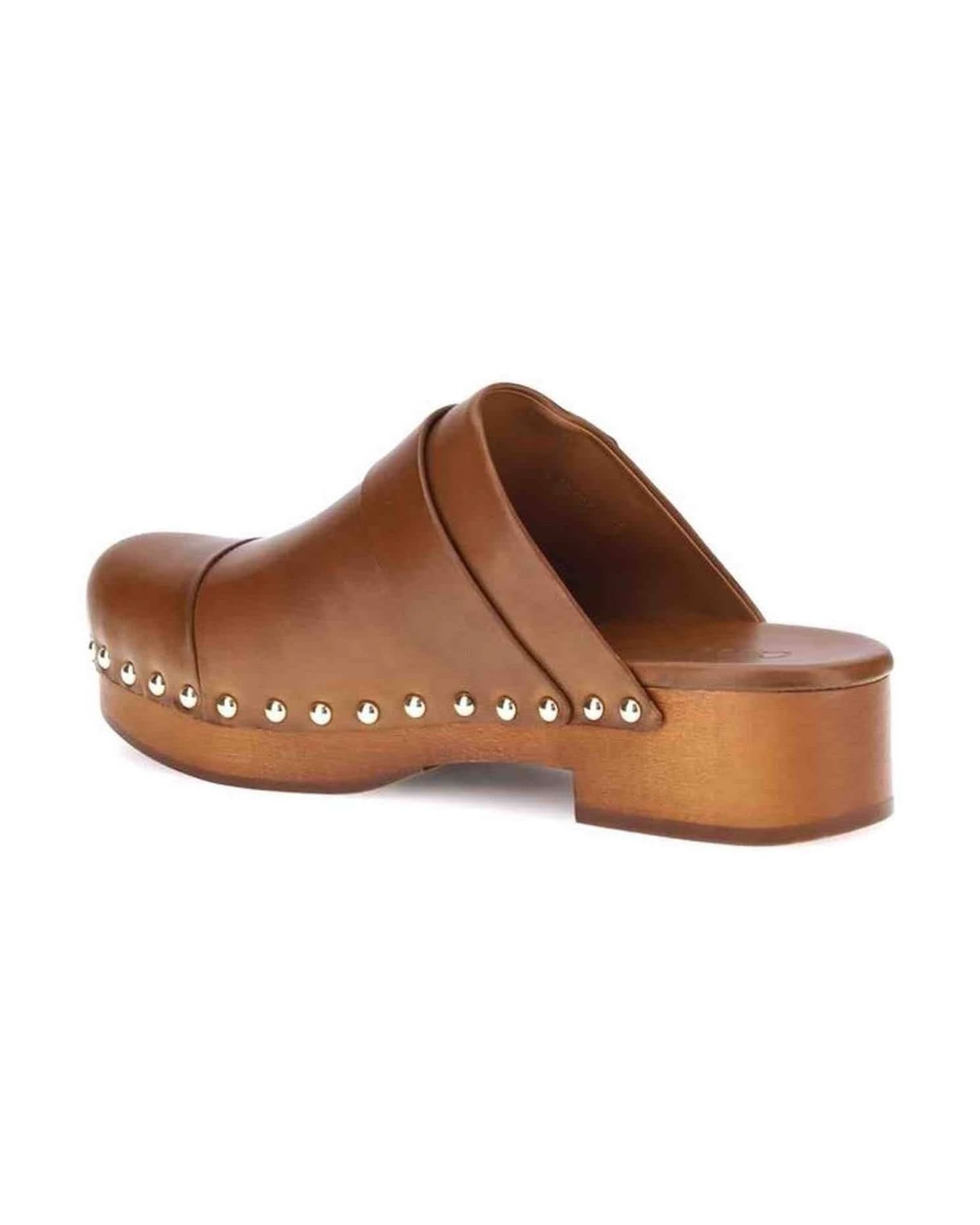 Chloé Jeannette Mules Flats