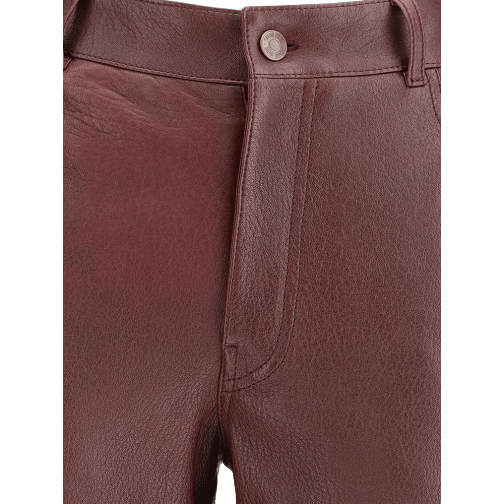 Chloé Leather Flared Lambskin Trouser Glam Steals
