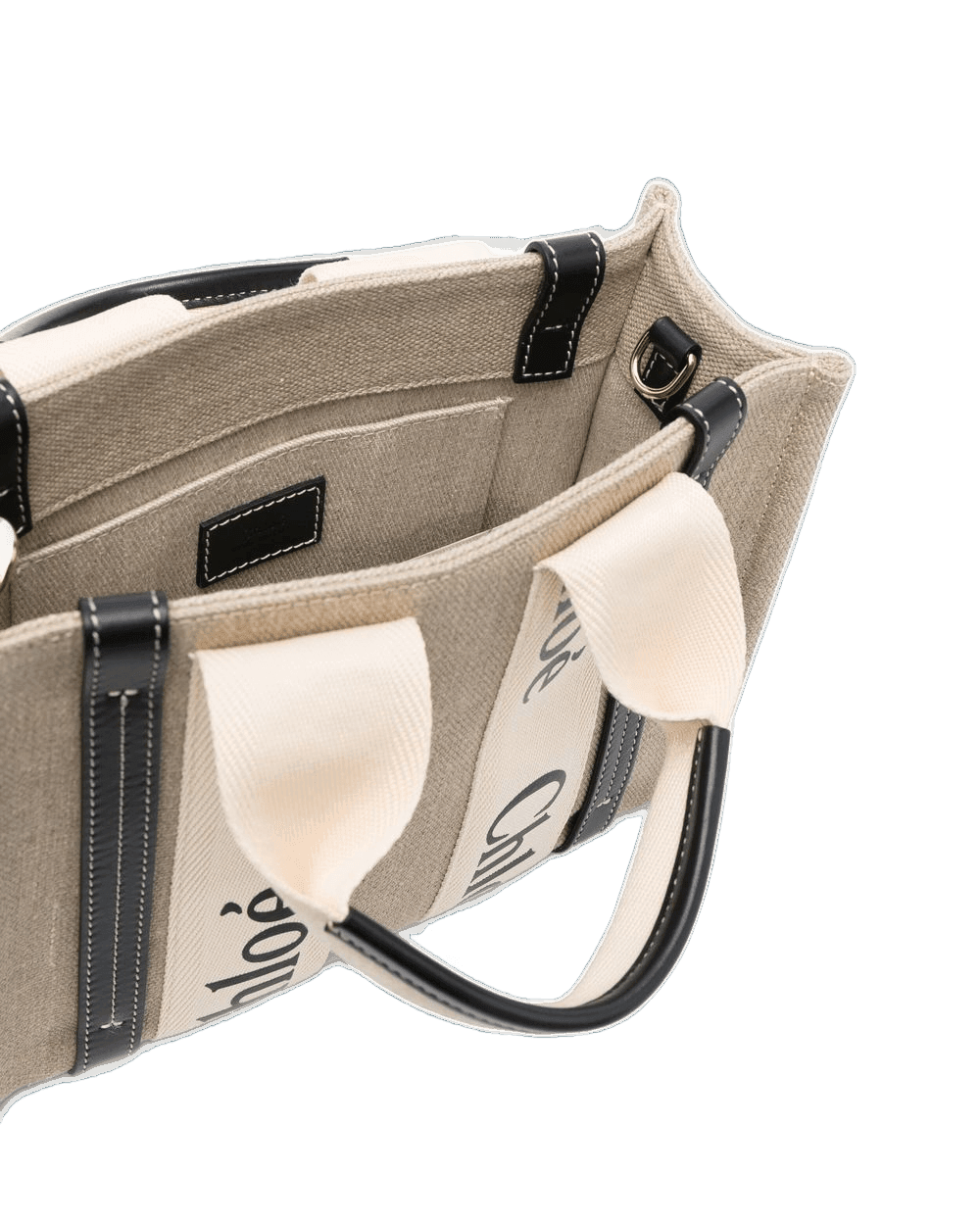 Chloé Linen Woody Mini Tote Bag Glam Steals