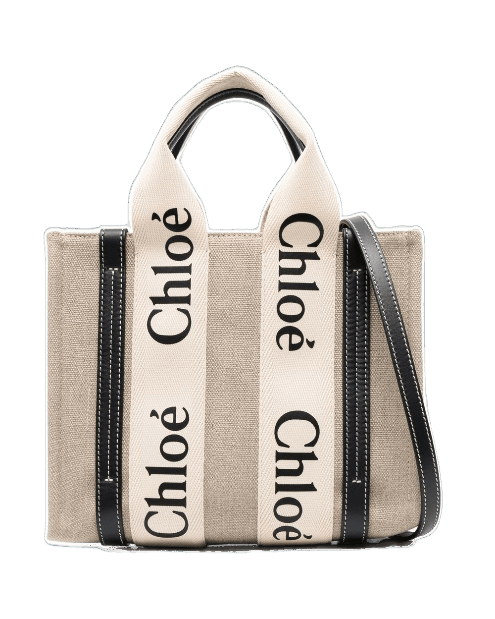 Chloé Linen Woody Mini Tote Bag Glam Steals