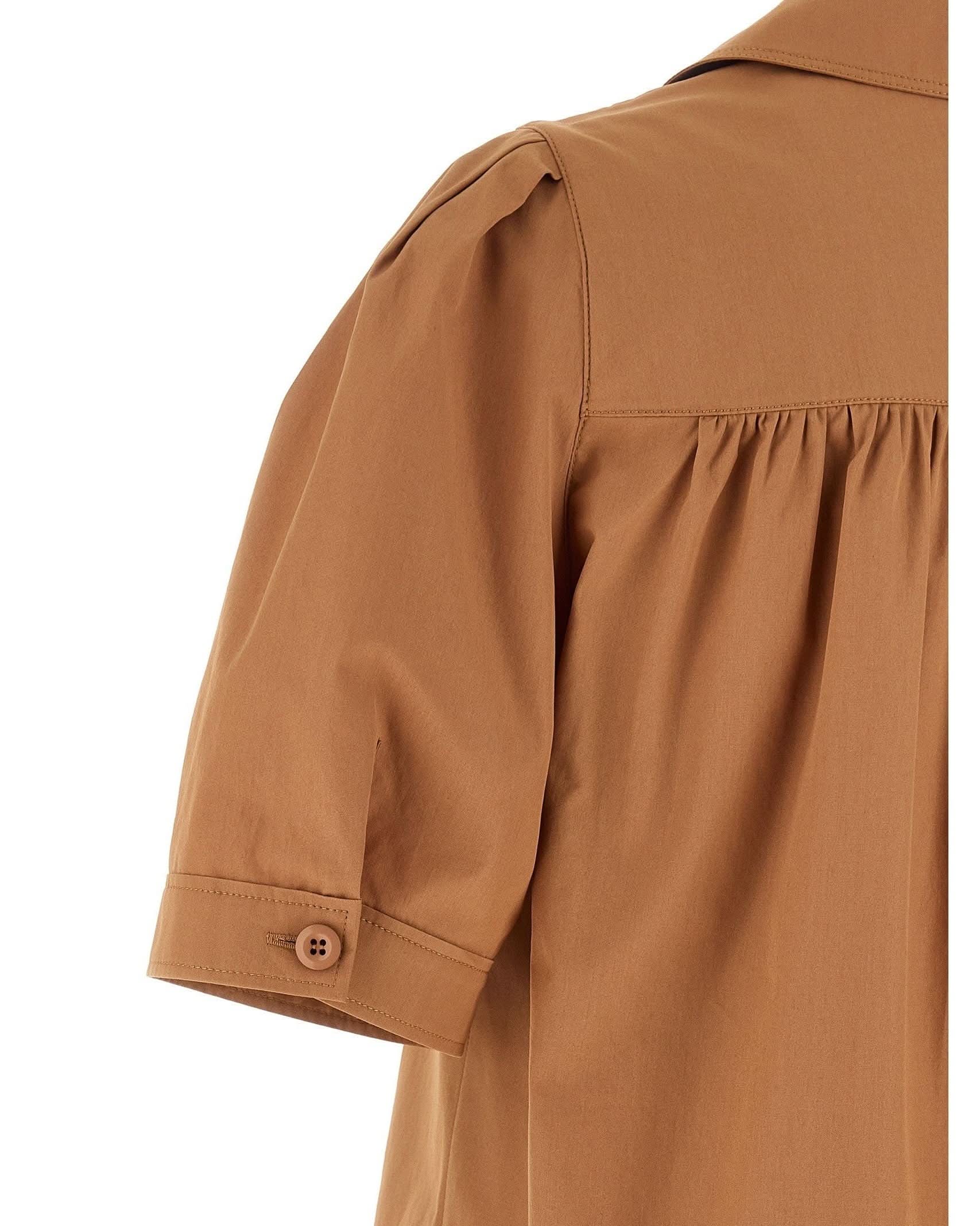 Chloé Logo Embroidery Shirt Glam Steals