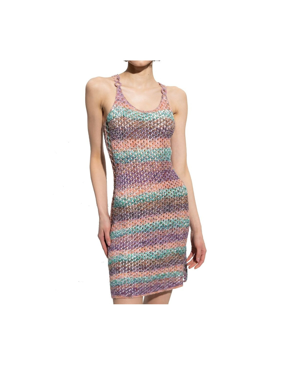 Chloé Multicolor Wool Dress Glam Steals