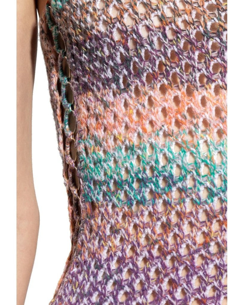 Chloé Multicolor Wool Dress Glam Steals