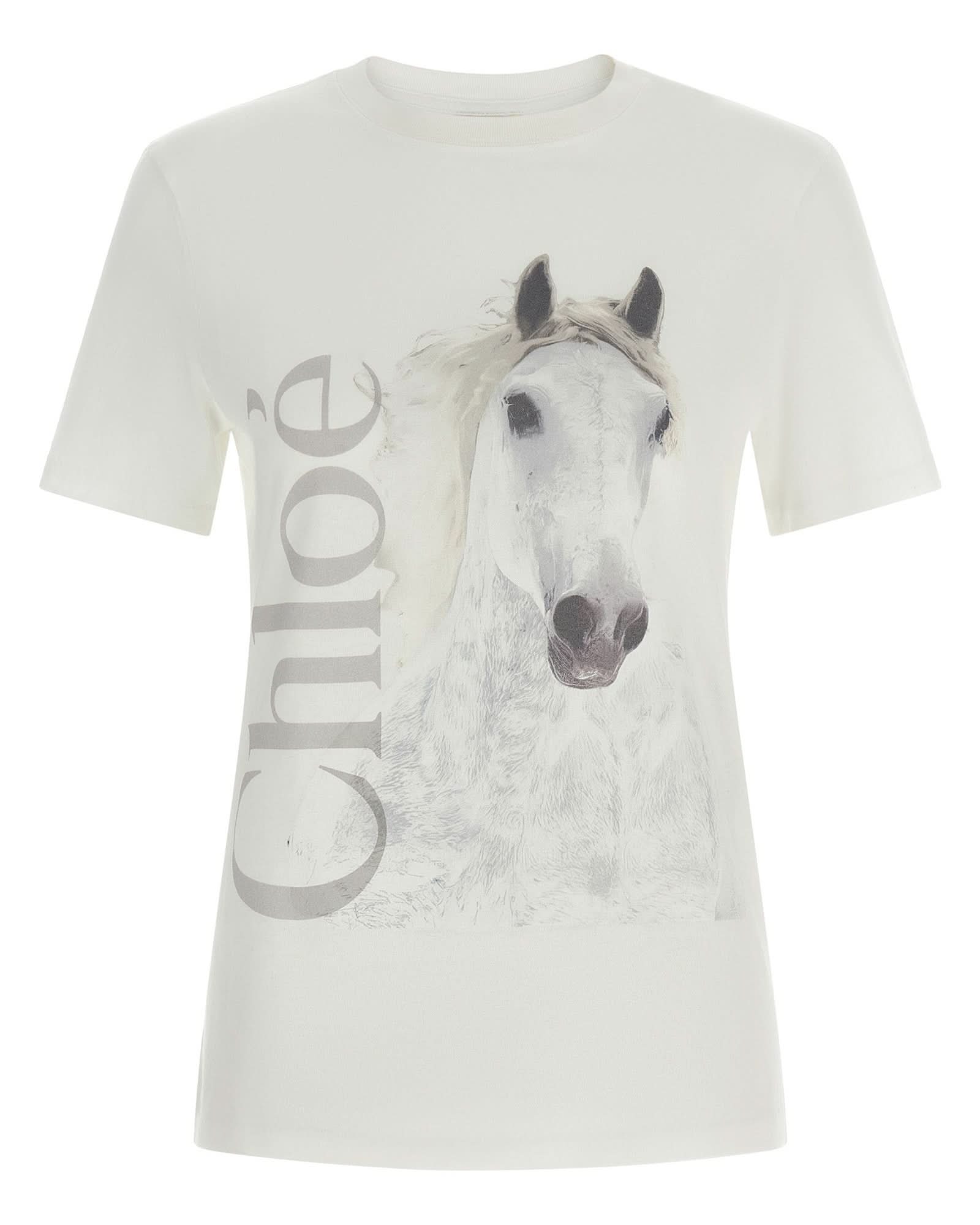 Chloé Printed T-shirt Glam Steals