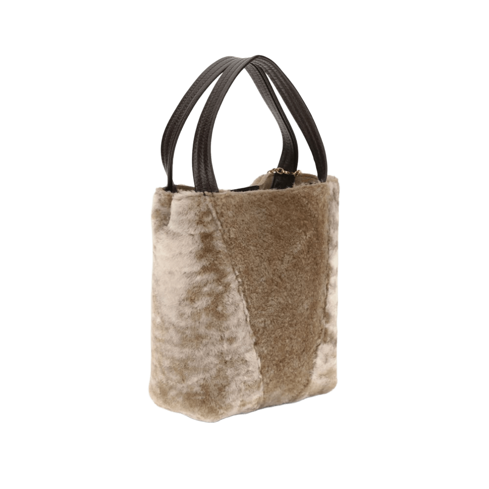 Chloé Shearling Small Spin Tote Bag Glam Steals