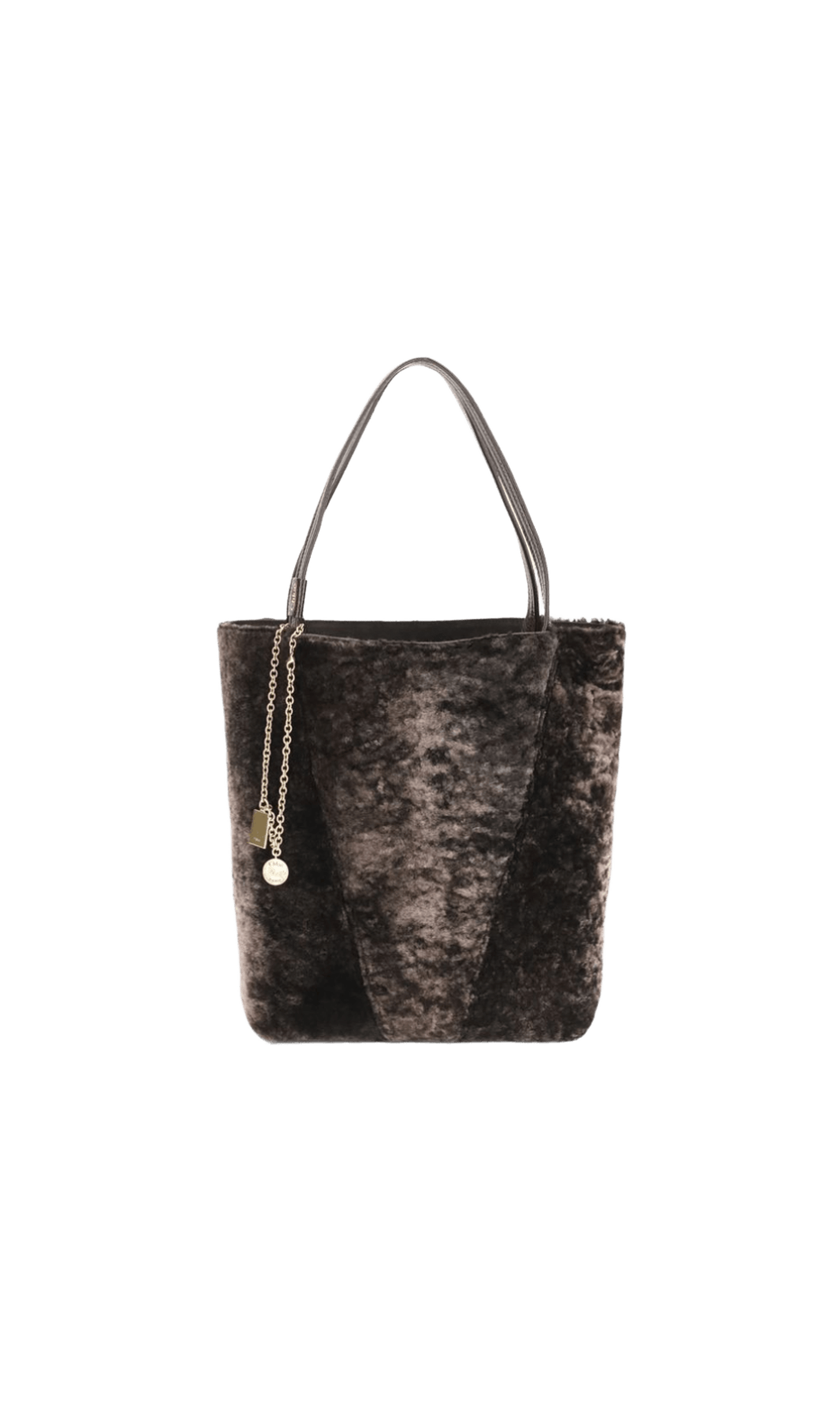 Chloé Shearling Spin Tote Bag Glam Steals