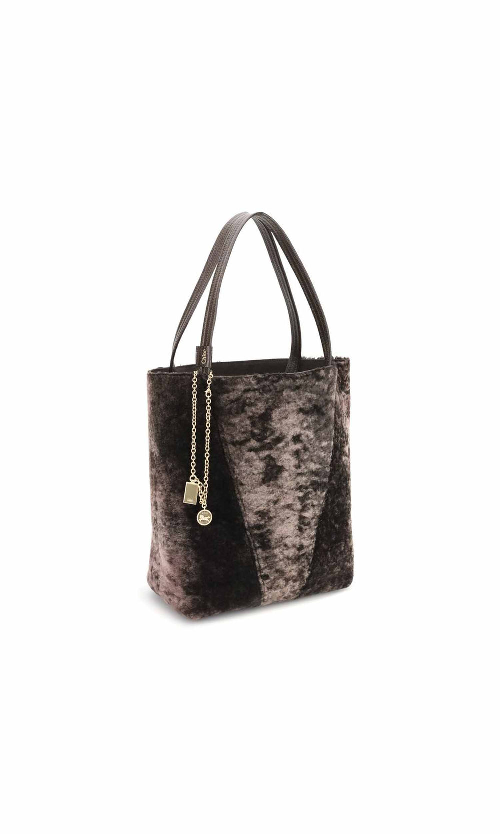 Chloé Shearling Spin Tote Bag Glam Steals