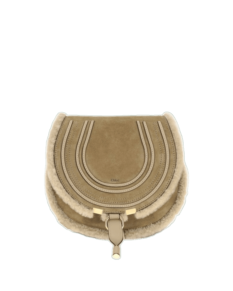 Chloé Suede Small Saddle Marcie Shoulder Bag Glam Steals