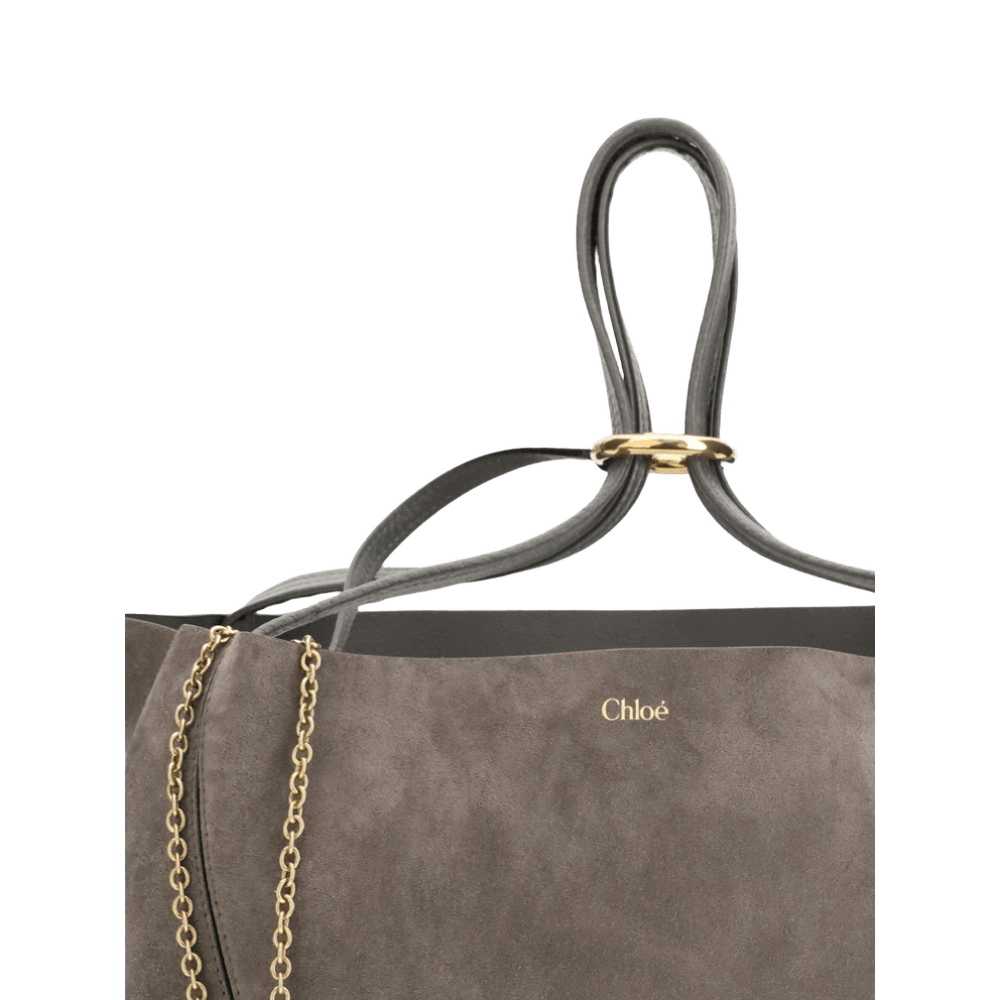 Chloé Suede Spin Tote Bag Glam Steals