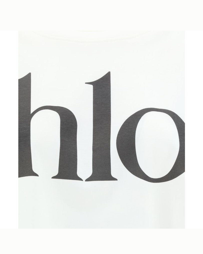 Chloé White Cotton T-shirt Glam Steals