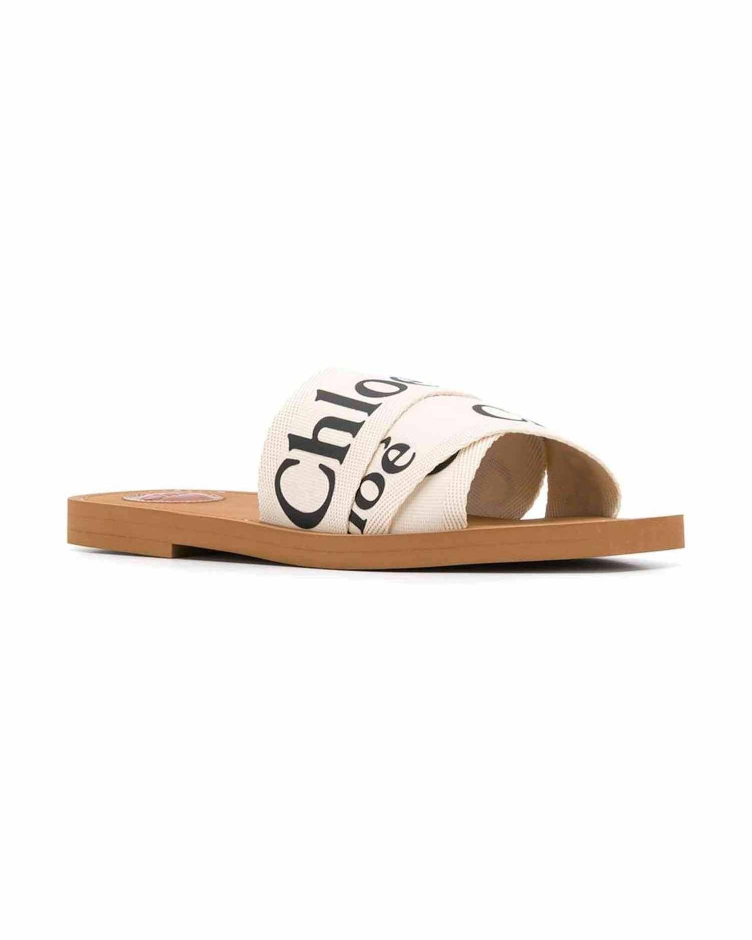 Chloé White Sandals Glam Steals