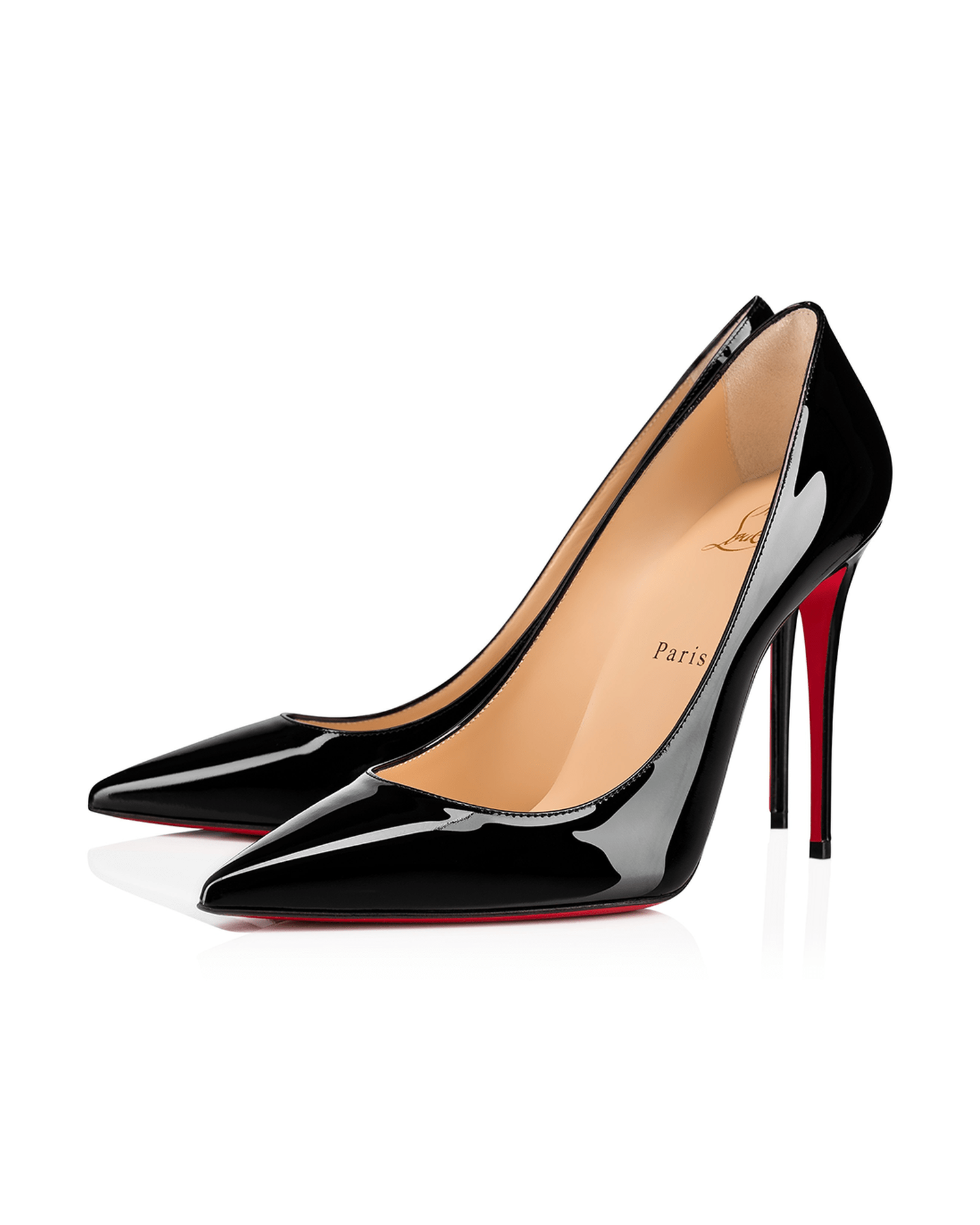 Christian Louboutin Black Leather Patent Kate Décolleté Glam Steals