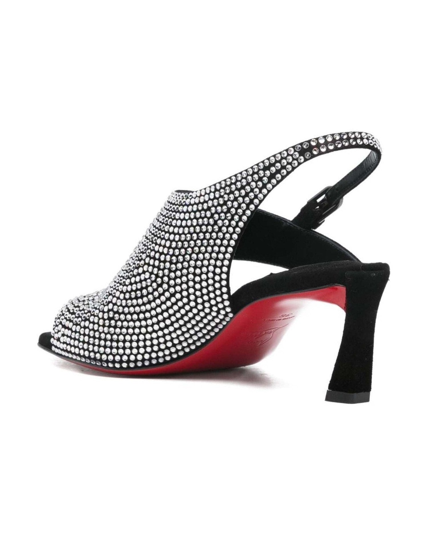 Christian Louboutin Black Sandals Glam Steals