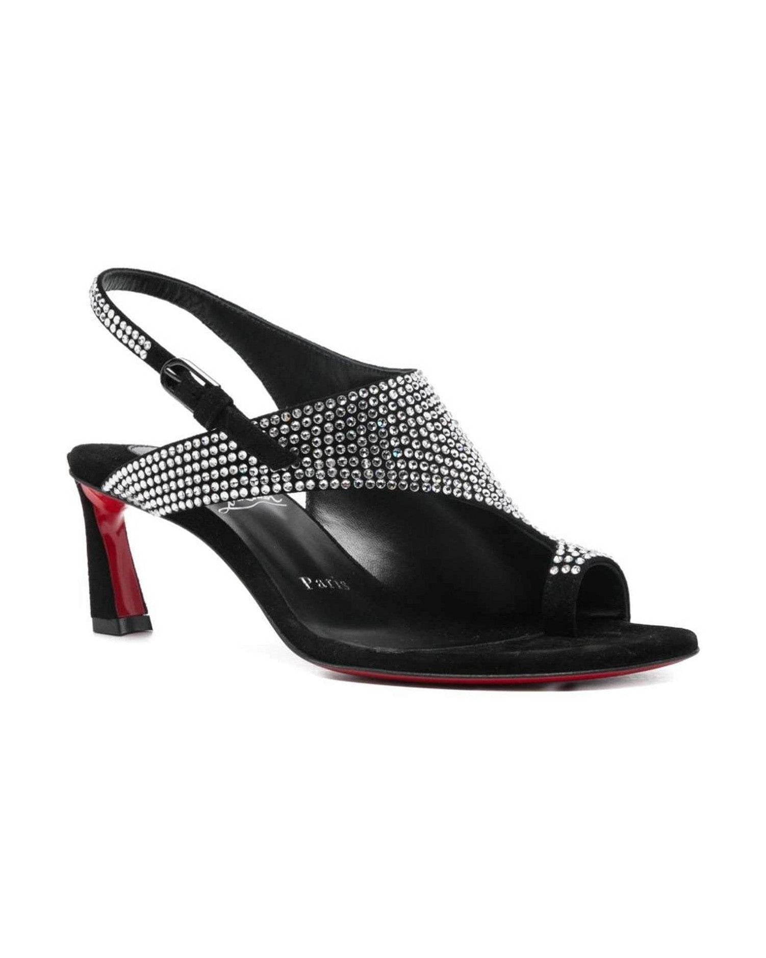 Christian Louboutin Black Sandals Glam Steals