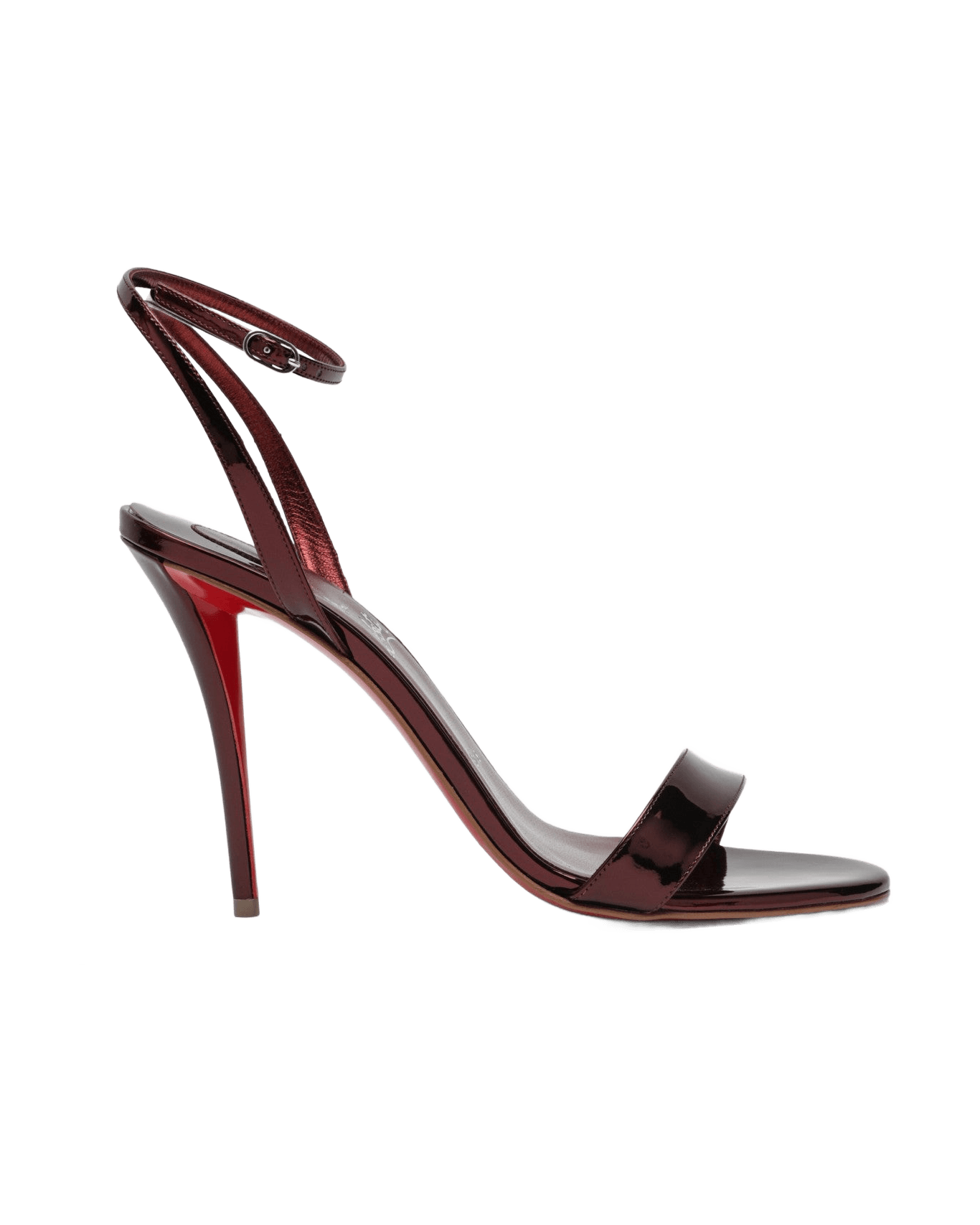 Christian Louboutin Brown Palio Miss Z High Heeled Sandals Glam Steals