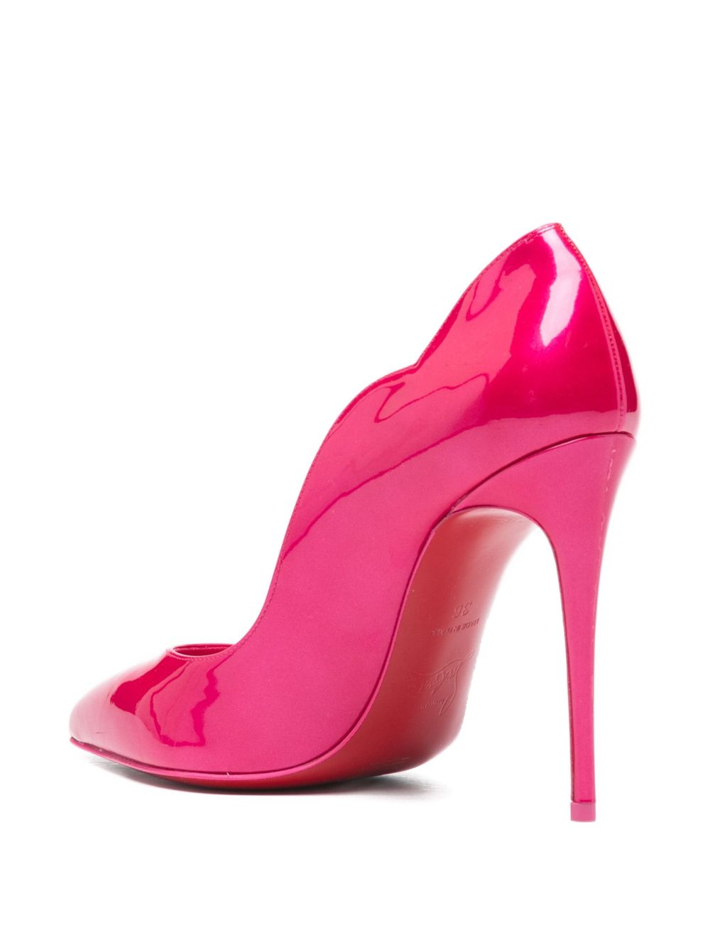 Christian Louboutin Fuchsia with Heel Glam Steals