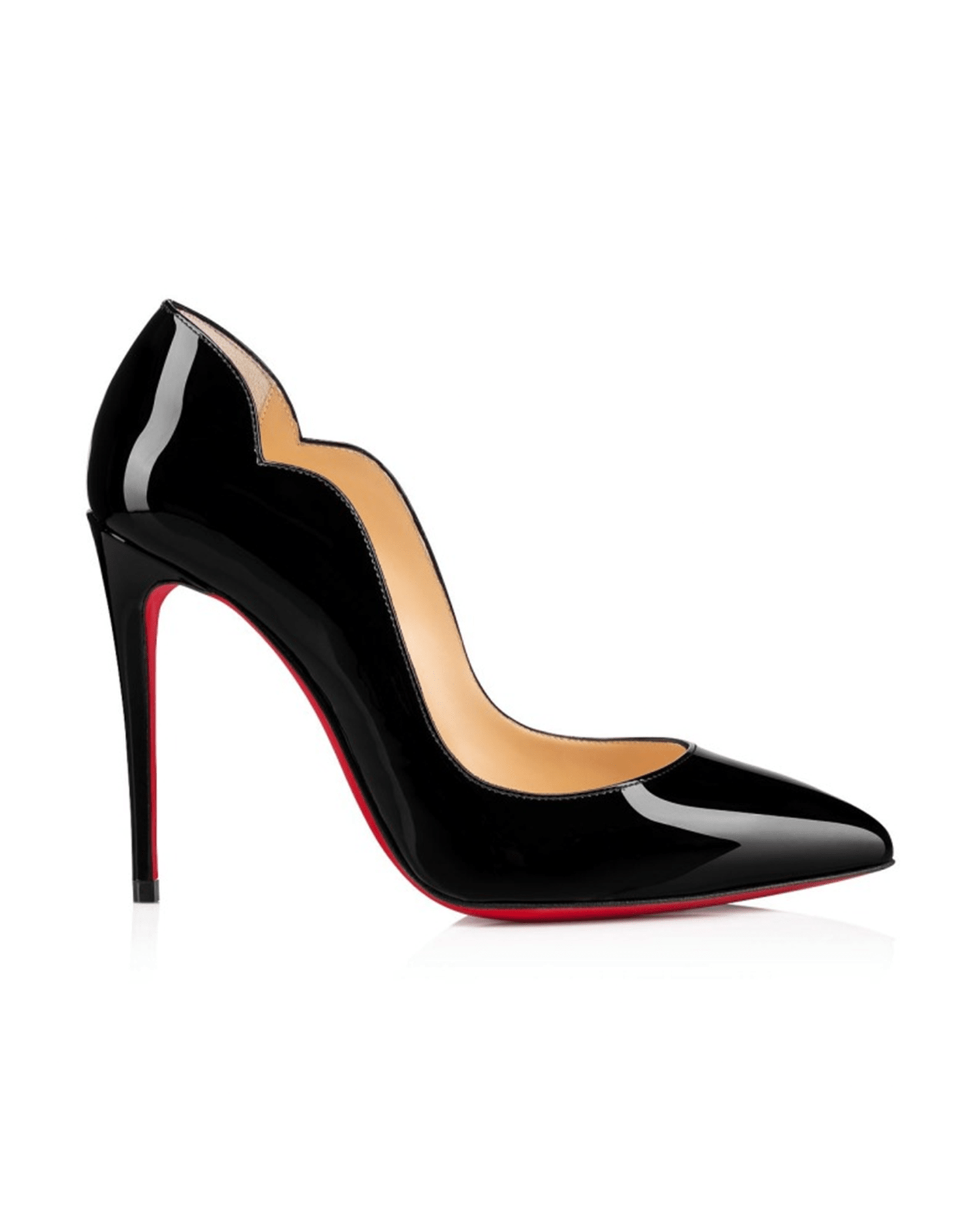 Christian Louboutin Patent Leather Hot Chick Black Pumps Glam Steals