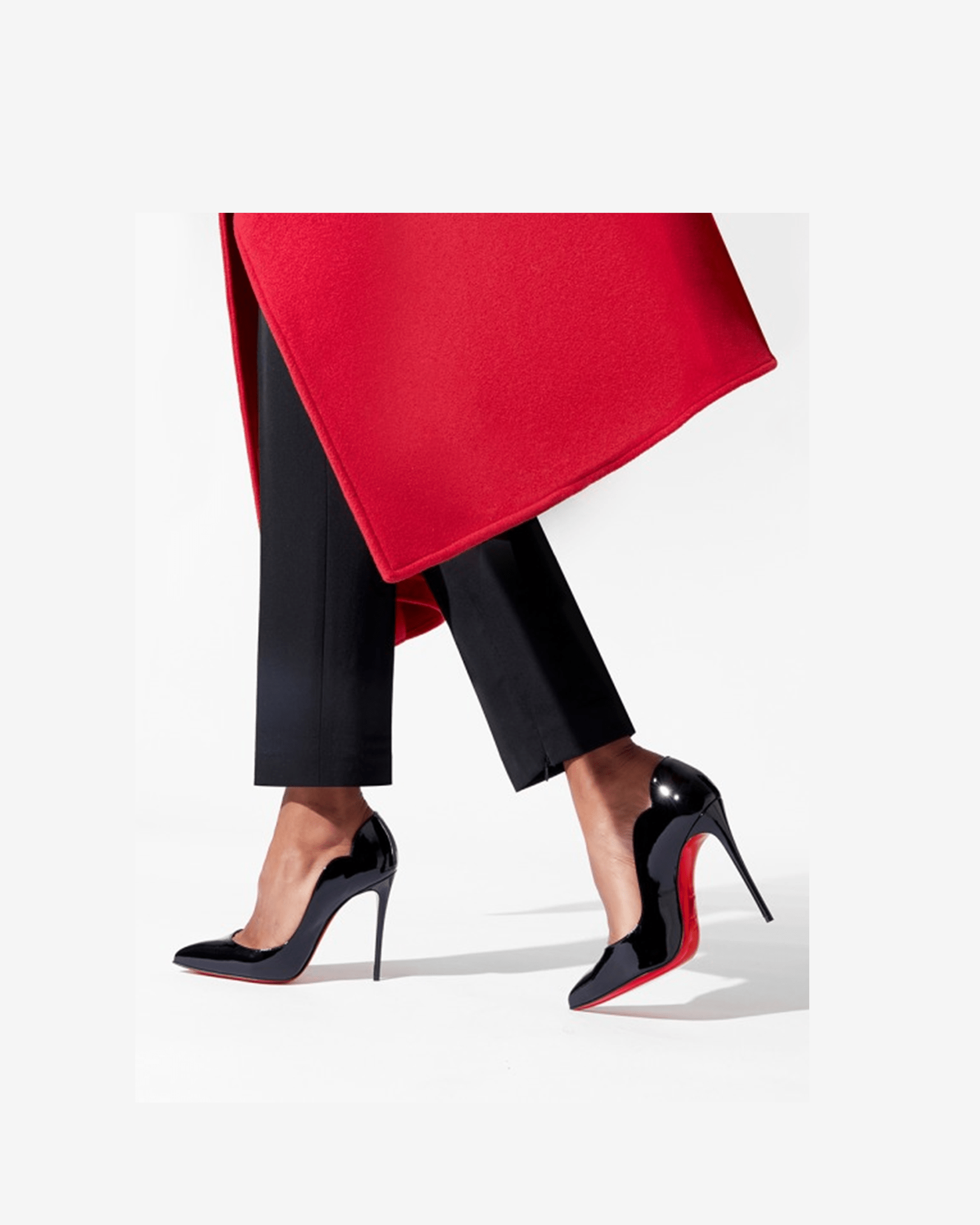 Christian Louboutin Patent Leather Hot Chick Black Pumps Glam Steals