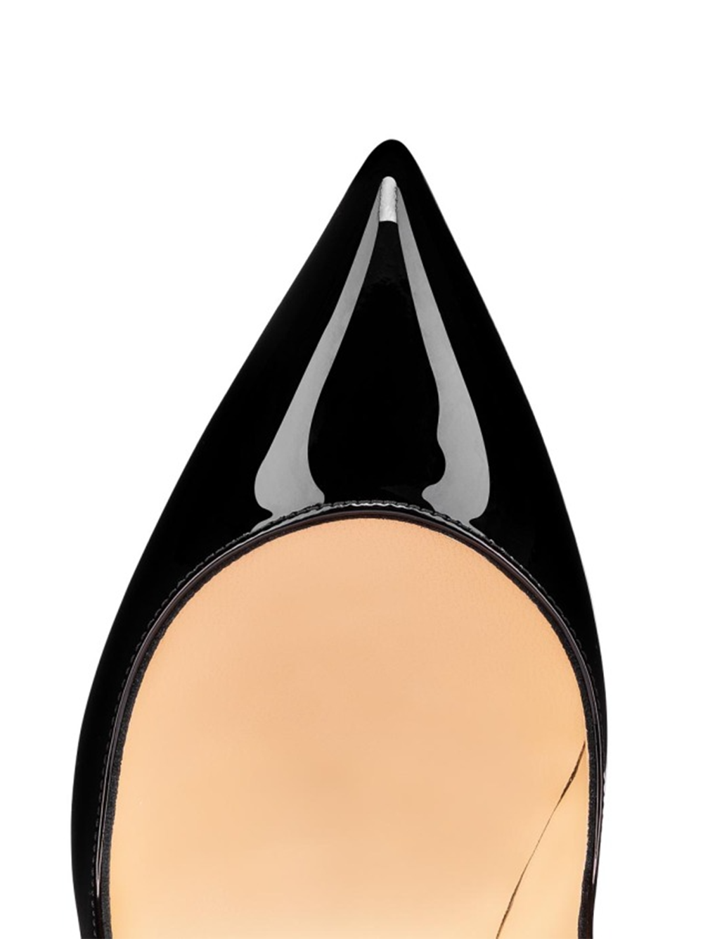 Christian Louboutin Patent Leather Hot Chick Black Pumps Glam Steals
