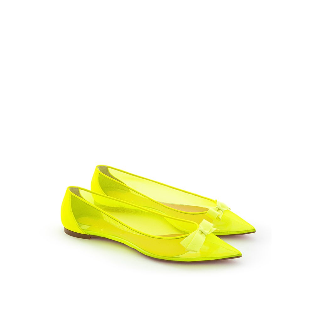 Christian Louboutin Yellow Mesh Sunshine Flat Elegance Glam Steals