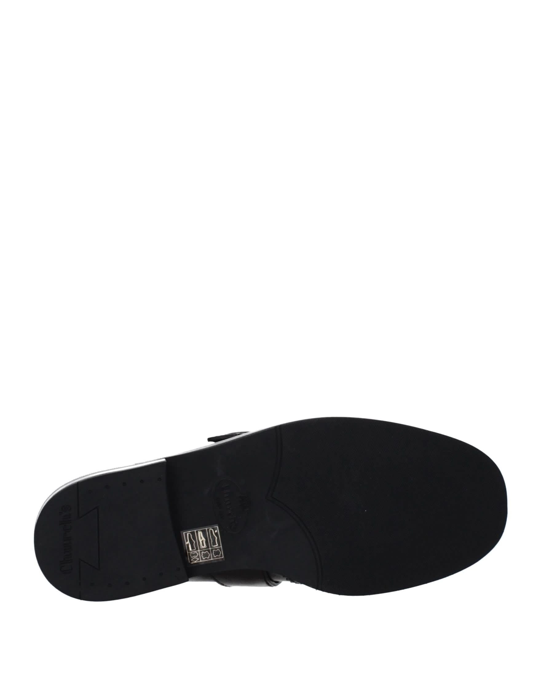 Church's Red Leather Slip On Loafers