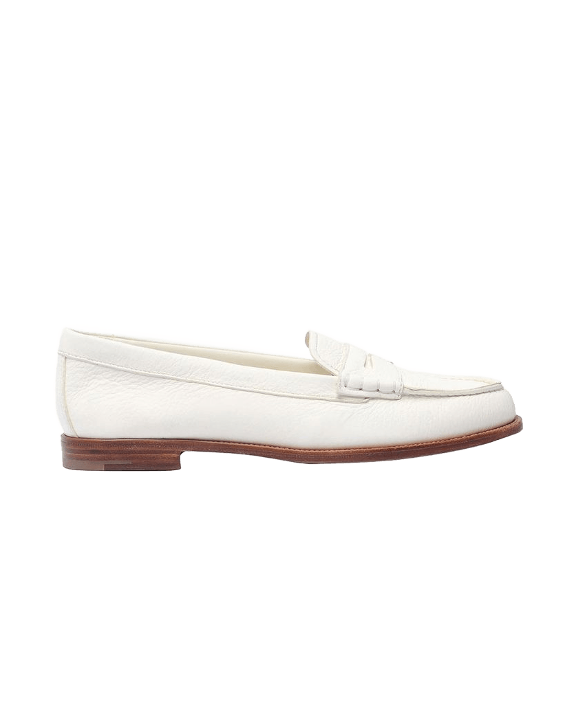 Church’s White Calfskin Slip On Loafers Glam Steals
