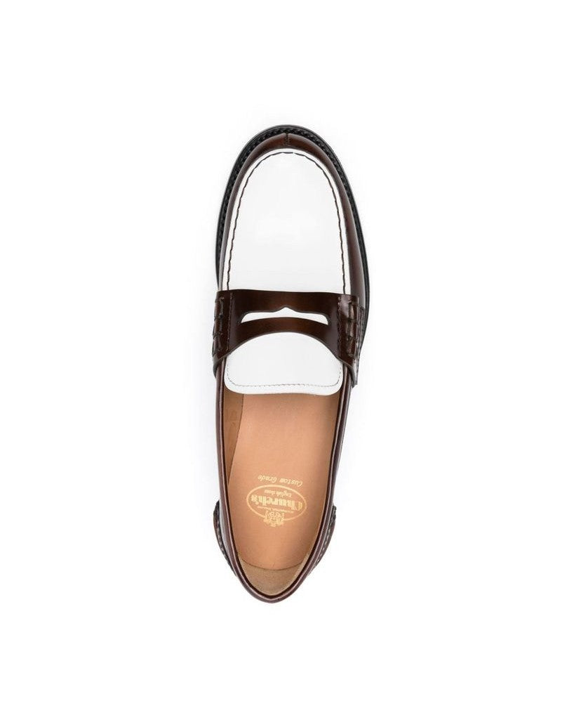 Churchs Brown Calfskin Slip On Loafers Glam Steals