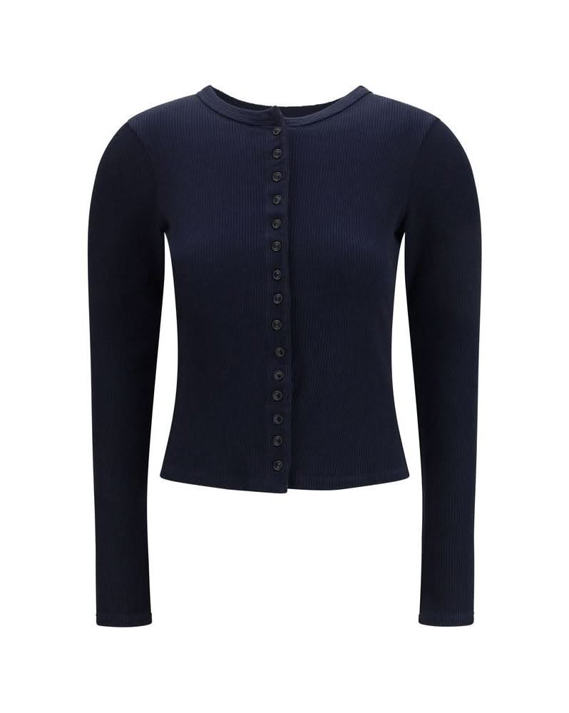 Citizens Of Humanity Blue Cotton Cardigan Glam Steals